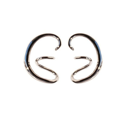 LanLivia Swirl Earrings Verzilverd