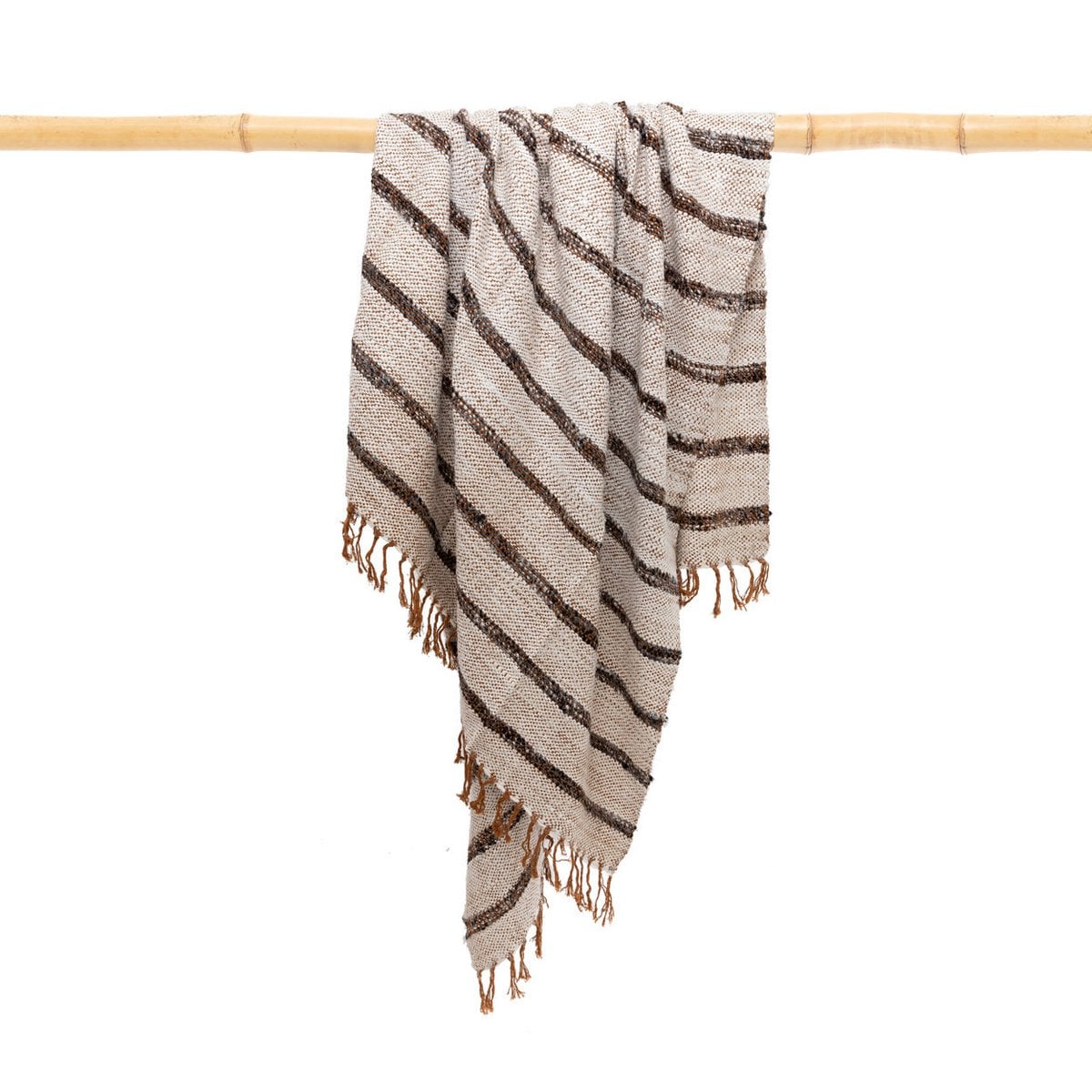 De s'il vous Plaid - Boheems Wit – Bazar Bizar Living (foto 6 van 7)