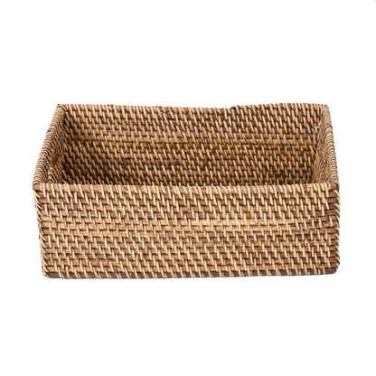 De rotan opberger - natuurlijk bruin