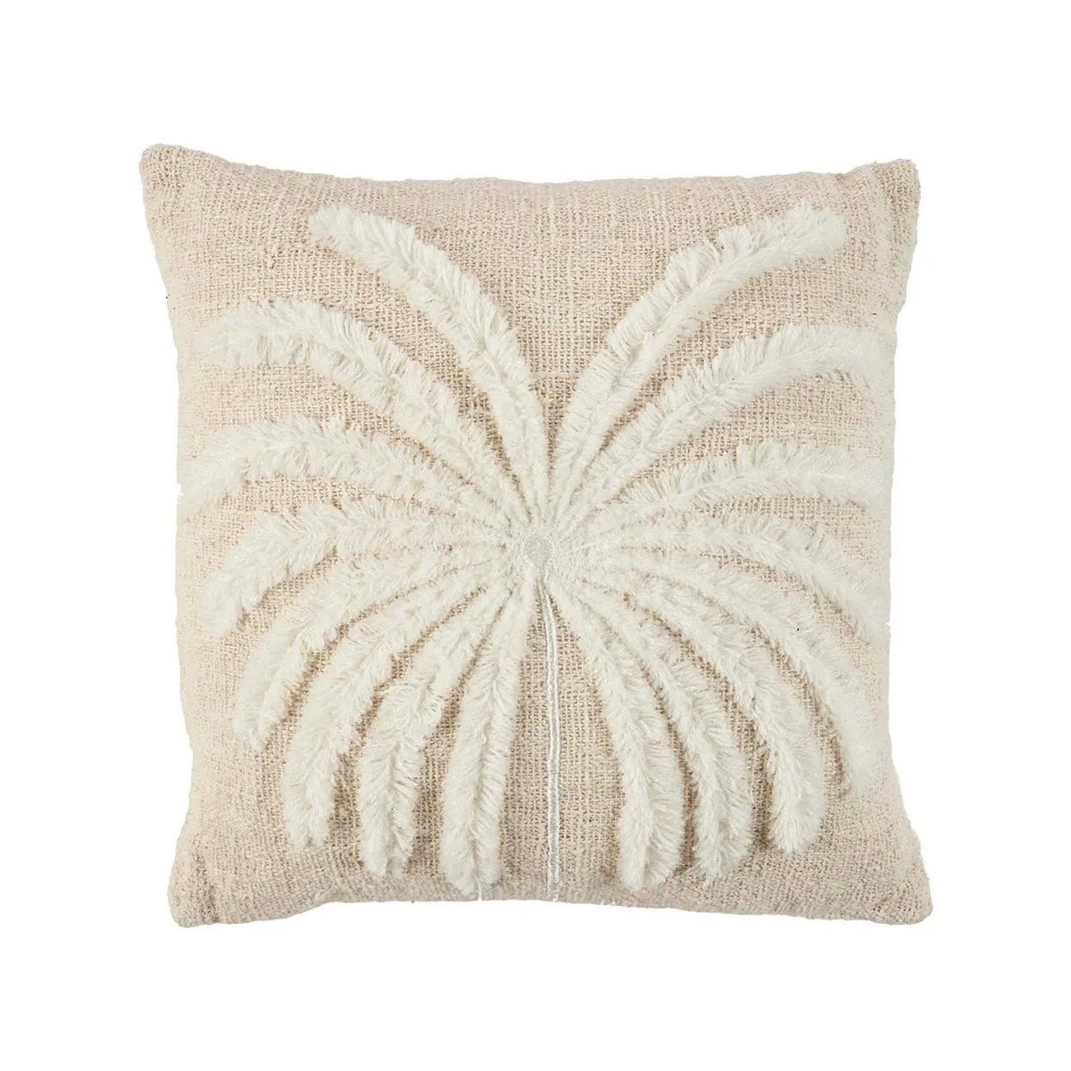 De Isla Palm Kussenhoes - Natuurlijk Wit – Bazar Bizar Living