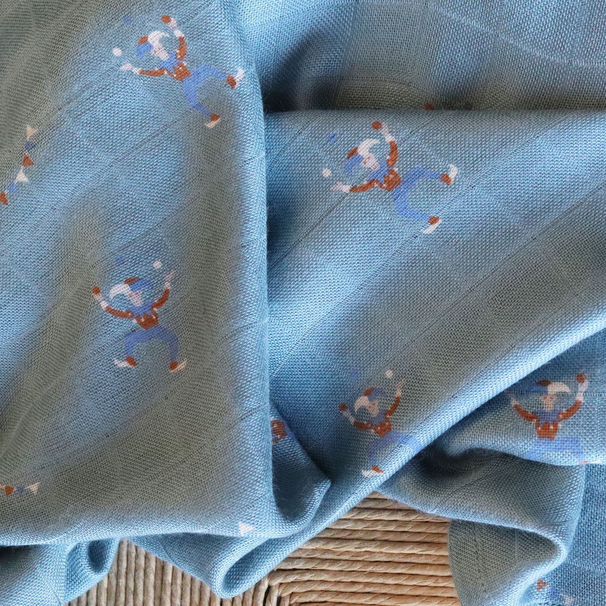 Bamboe mousseline inbakerdoeken – 2-pack – Celebration