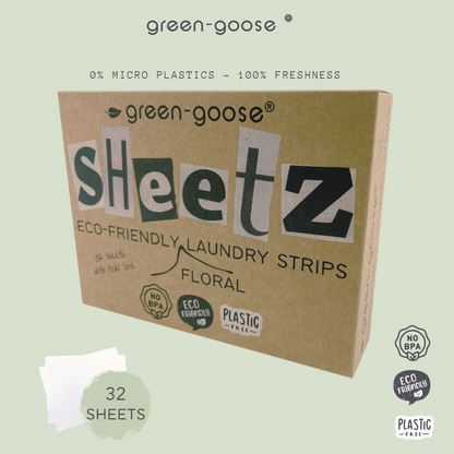 Green-Goose Wax Strips - 32 Strips - Summer Flowers