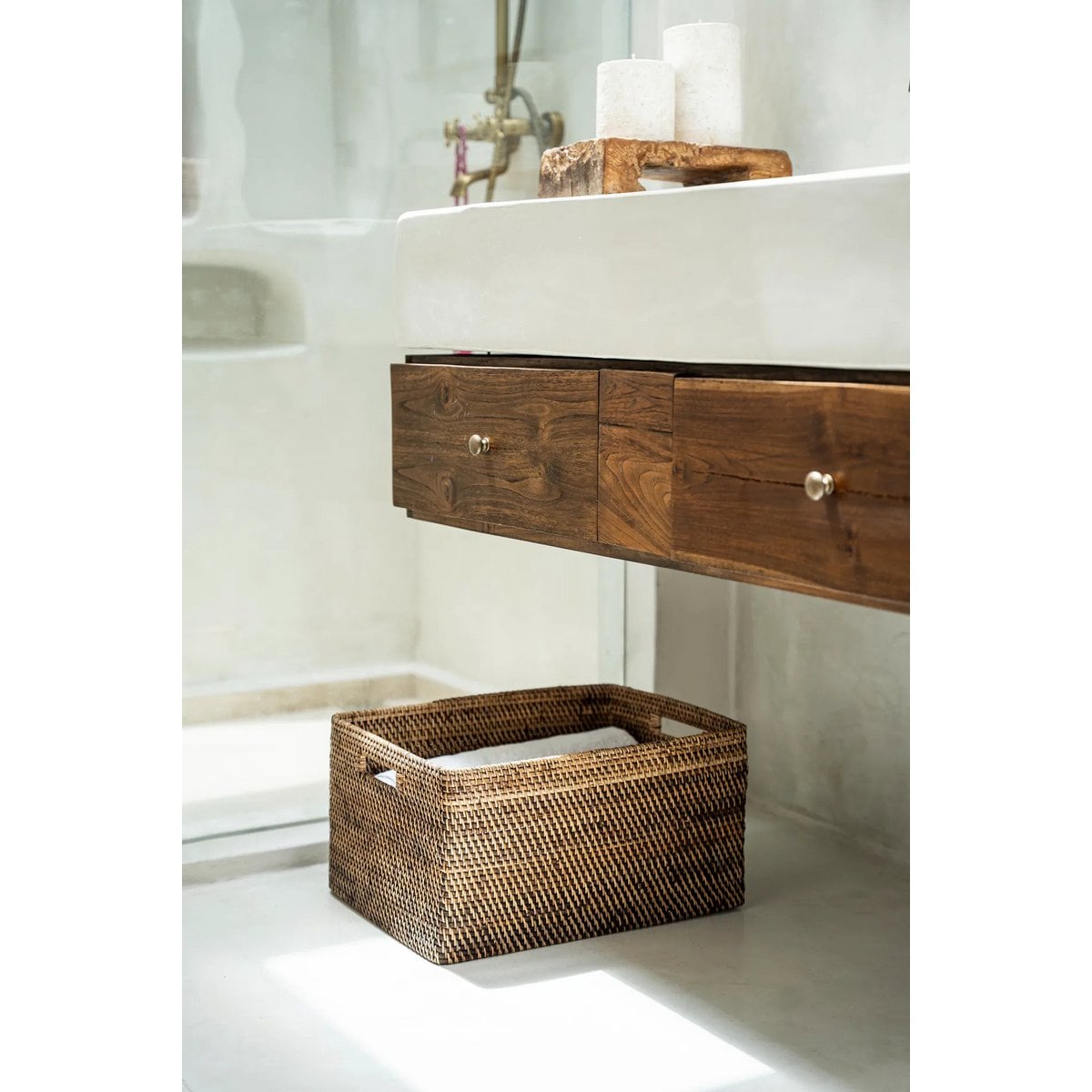 De Koloniale Tijdschriftenmand - Naturel Bruin - XL – Bazar Bizar Living (foto 2 van 4)