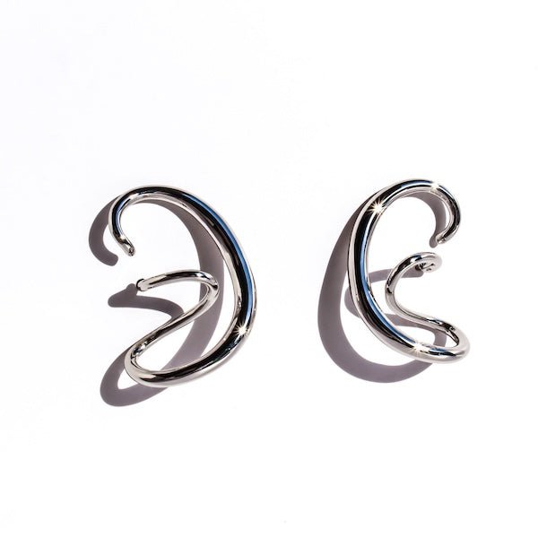 LanLivia Swirl Earrings Verzilverd