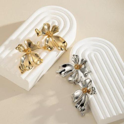 LanLivia Vintage Bloem Oorstekers