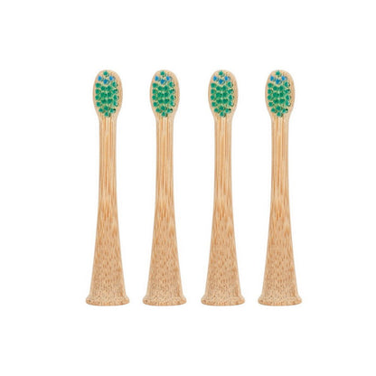 Green-Goose Sonicare Bamboe Opzetborstels Kinderen - 4 Stuks - Groen