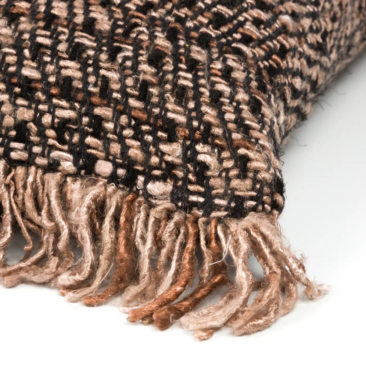 The Oh My Gee Kussenhoes - Zwart Koper - 60x60 – Bazar Bizar Living (foto 2 van 5)