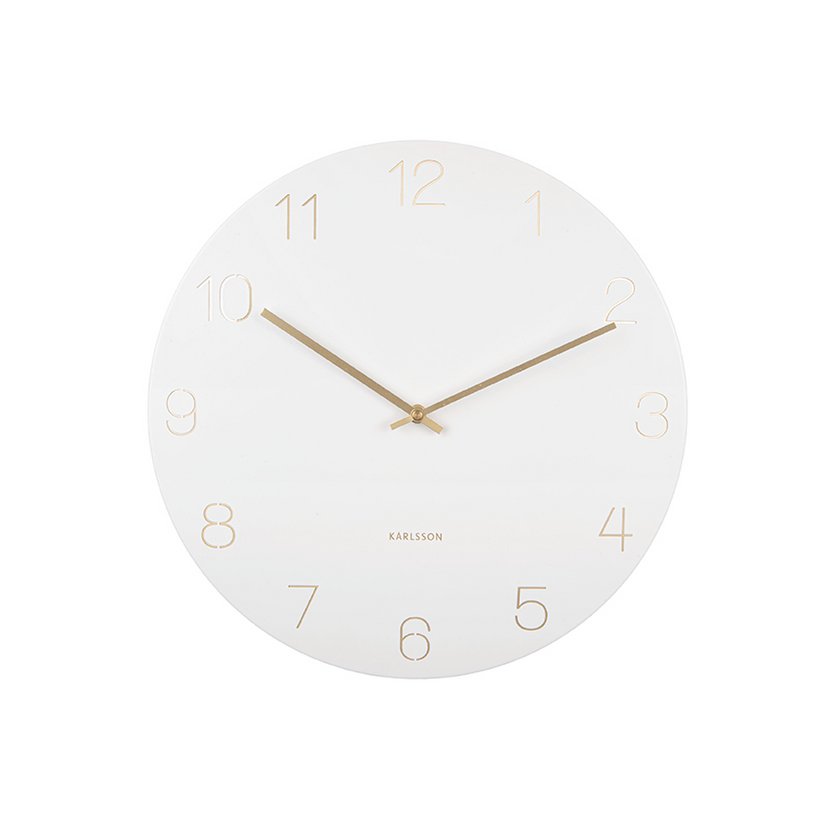 Karlsson Wandklok Charm Engraved Numbers