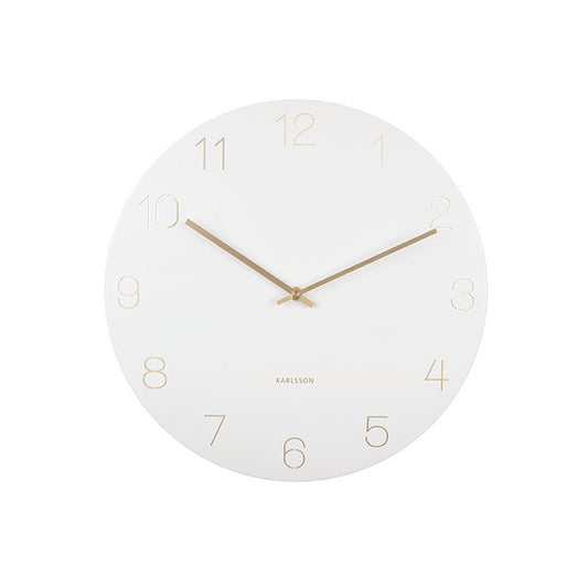 Karlsson Wandklok Charm Engraved Numbers
