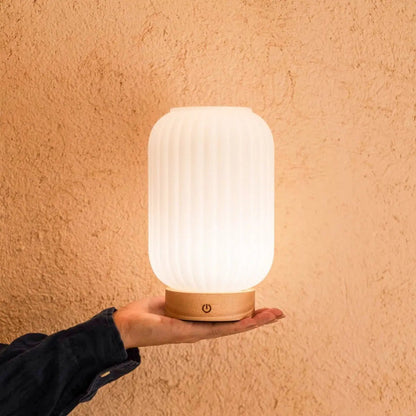 Lilly lichtbruine oplaadbare lamp
