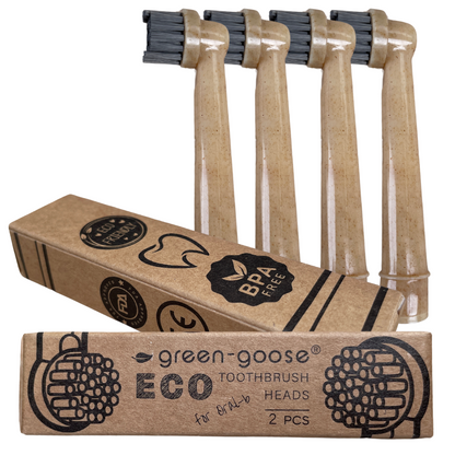Green-Goose Oral B Bio-based Opzetborstels - 4 Stuks - Volwassenen
