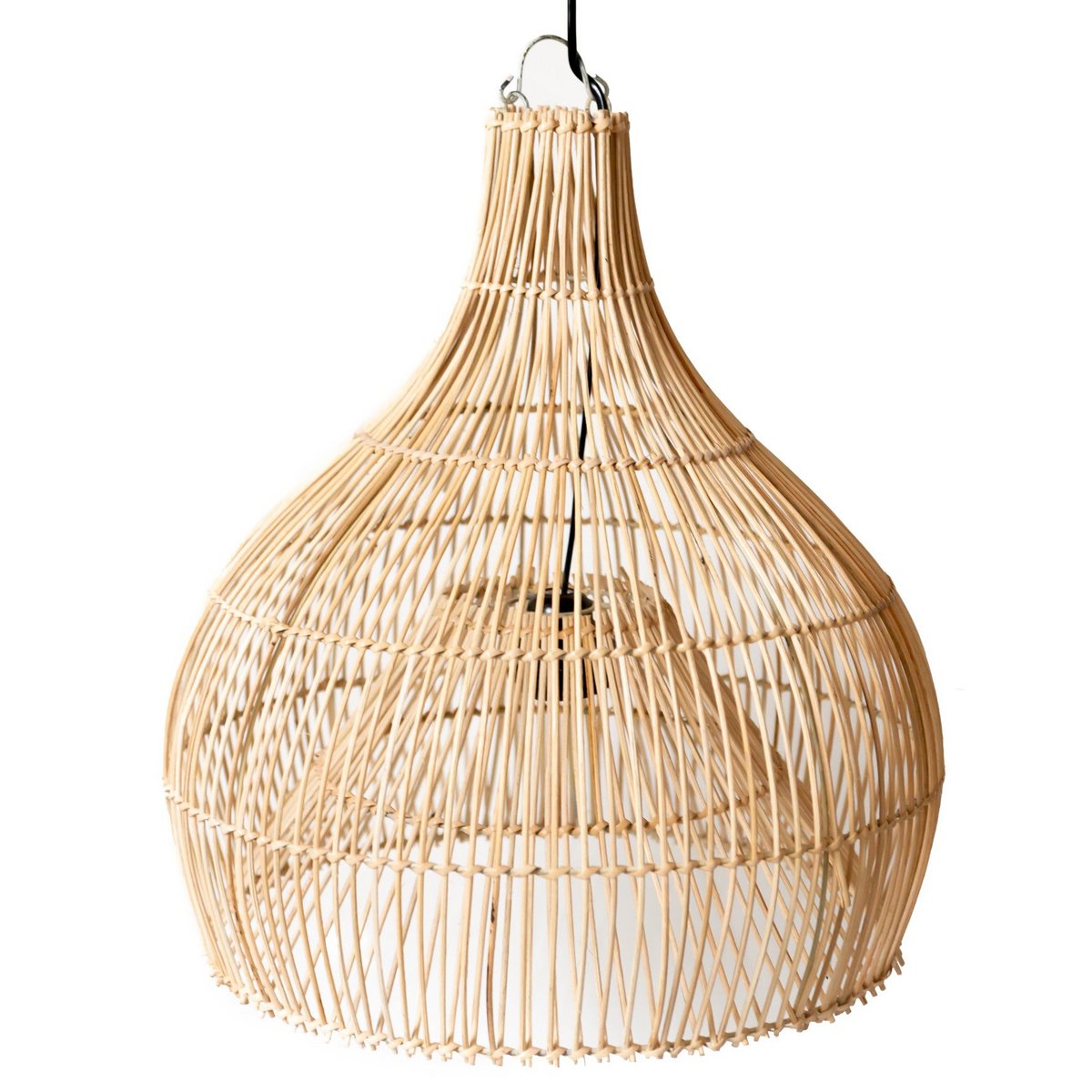 Rotanlamp | Lampenkap | Hanglamp ALAM 40/50 cm – Soeji (foto 7 van 7)