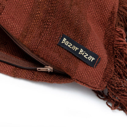 The Oh My Gee Kussenhoes - Bordeaux Fluweel - 60x60
