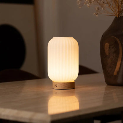 Lilly lichtbruine oplaadbare lamp