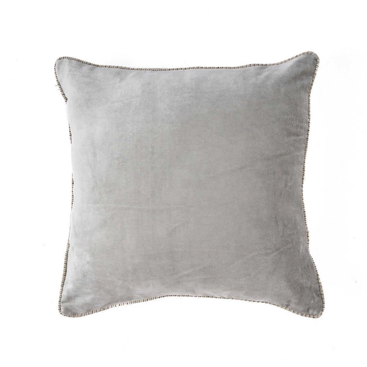 The Velvet Crush Kussenhoes - Grijs - 50x50 – Bazar Bizar Living
