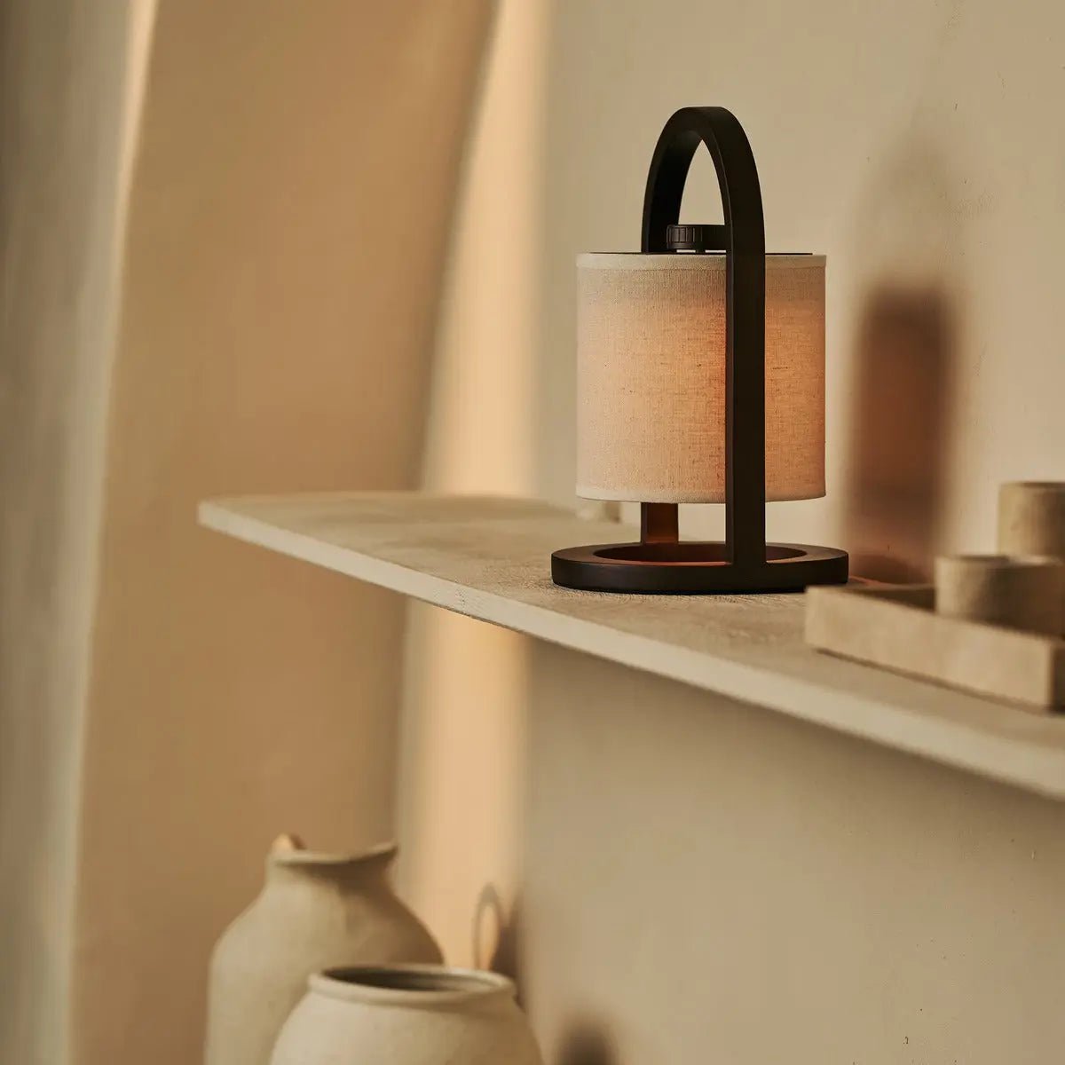 River donkerbruine houten oplaadbare lamp – Tavellio - Amsterdam (foto 19 van 20)