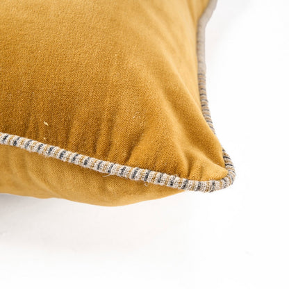 The Velvet Crush Kussenhoes - Mosterd - 50x50
