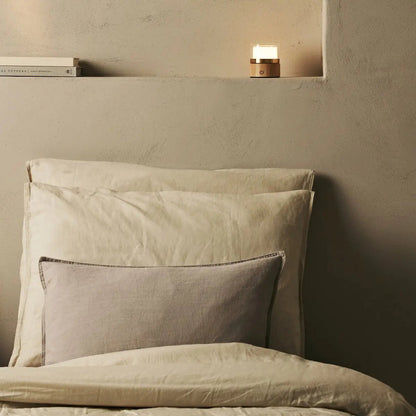 Leo lichtbruine oplaadbare lamp
