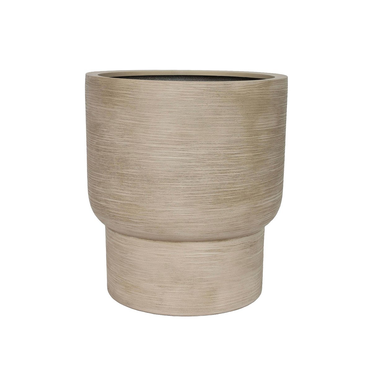 Plantenbak Roskilde Structure Beige – Vase The World (foto 3 van 3)