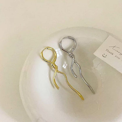 LanLivia Gedraaide Knoop Oorbellen