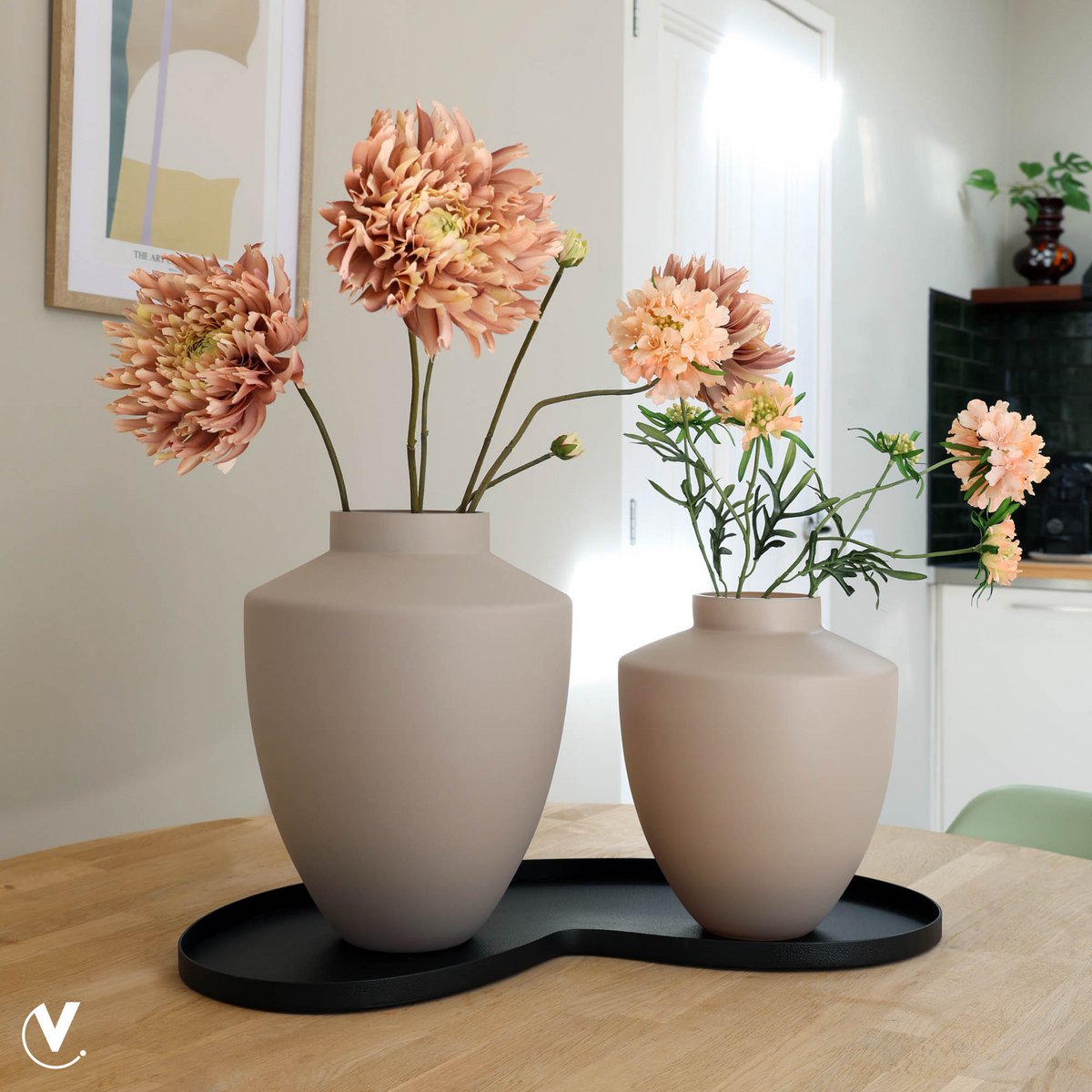 Vaas - Tugela matte ivory – Vase The World (foto 2 van 5)