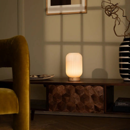 Lilly lichtbruine oplaadbare lamp