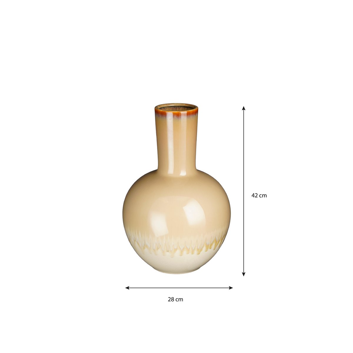 Vaas Holm Crème – Mica Decorations (foto 2 van 6)
