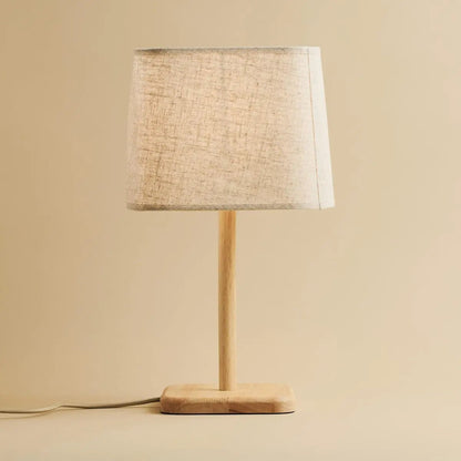 Marley houten tafellamp met beige kap – Tavellio - Amsterdam (foto 4 van 4)