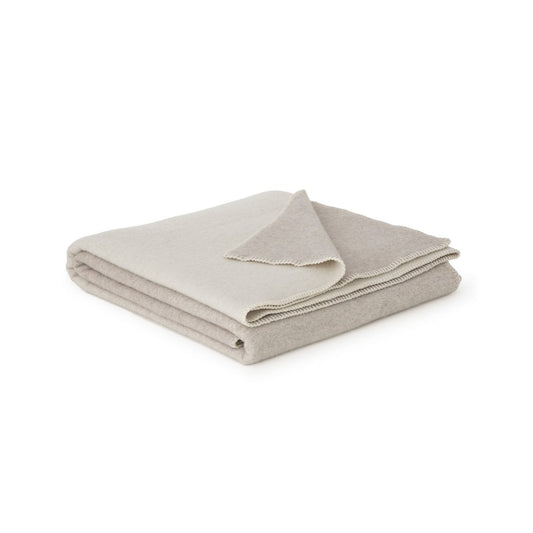 Merino/kasjmier deken Ivory Dune – MoST Blankets