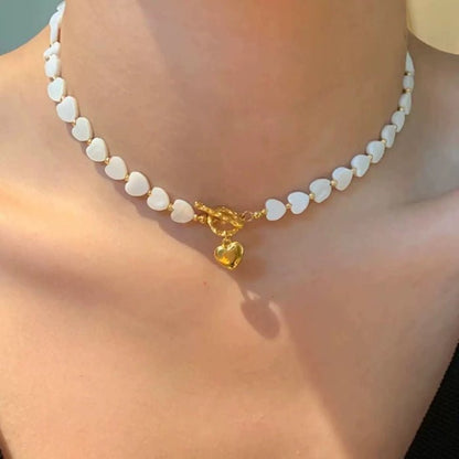 LanLivia Heart Necklace Verguld