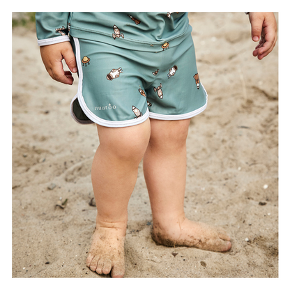 Marti Swim Short – Lichtgroen Space