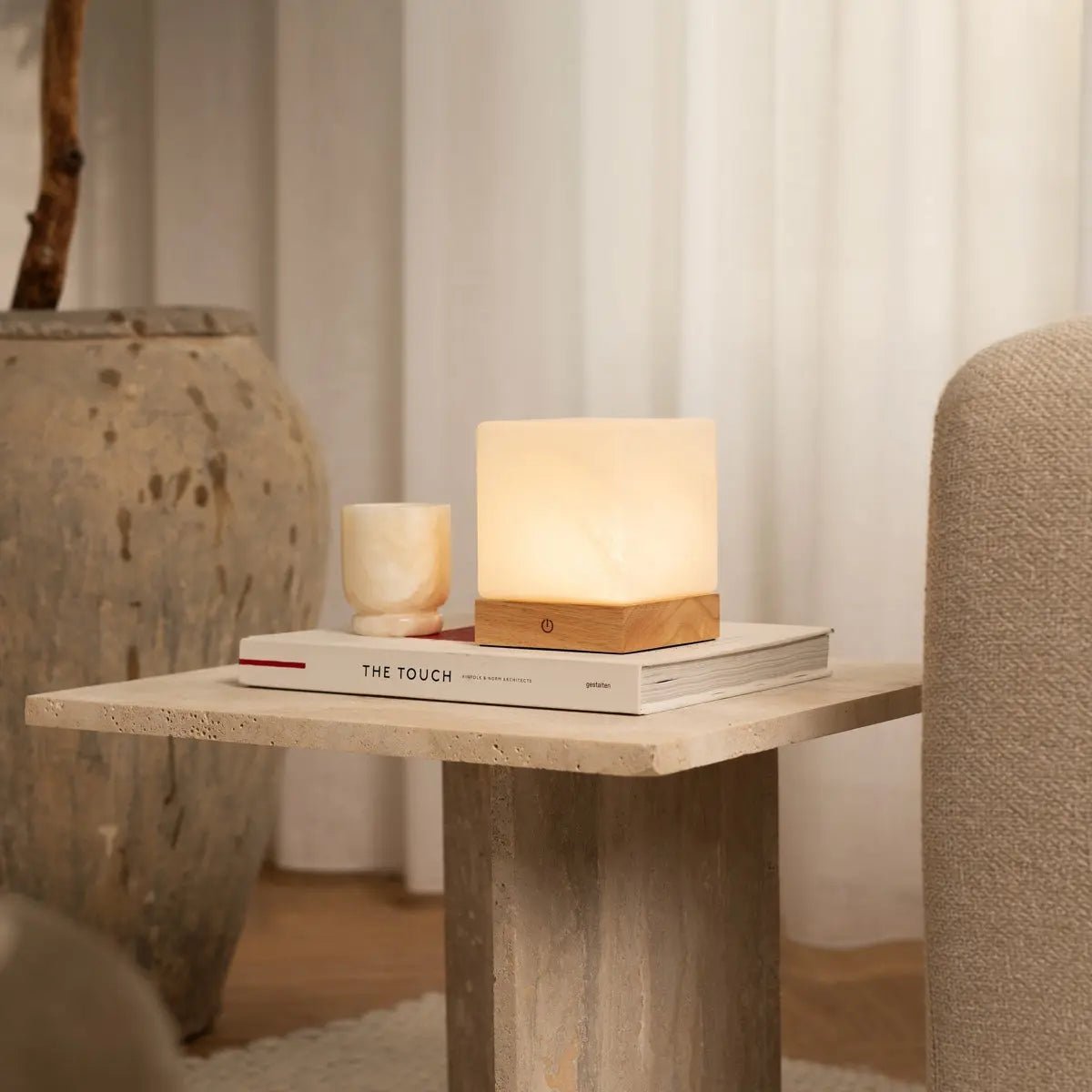 Yce Lichtbruine oplaadbare houten lamp – Tavellio - Amsterdam (foto 11 van 20)