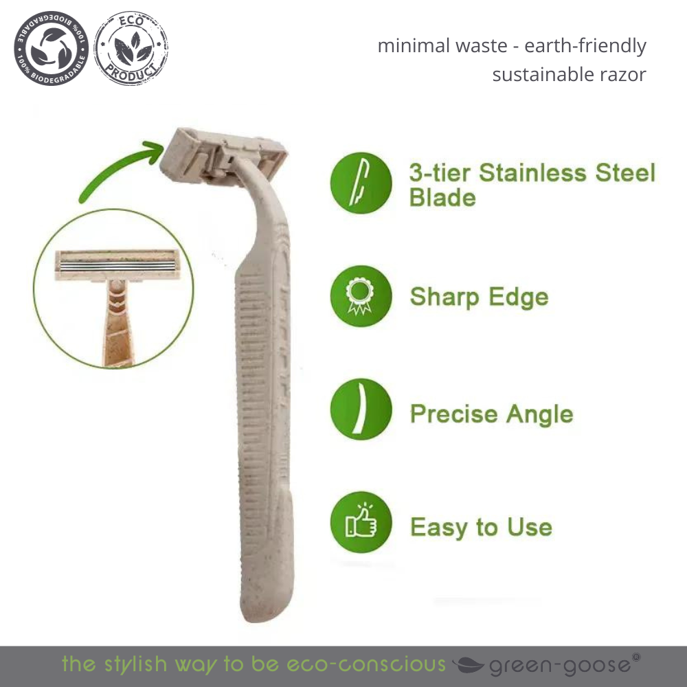 Bio-based Scheermesjes – 24 Stuks