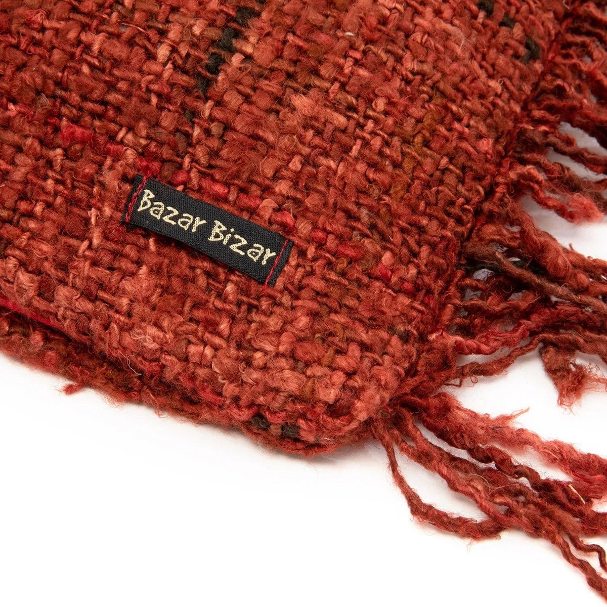 The Oh My Gee Kussenhoes - Kersenrood - 60x60 – Bazar Bizar Living (foto 2 van 4)
