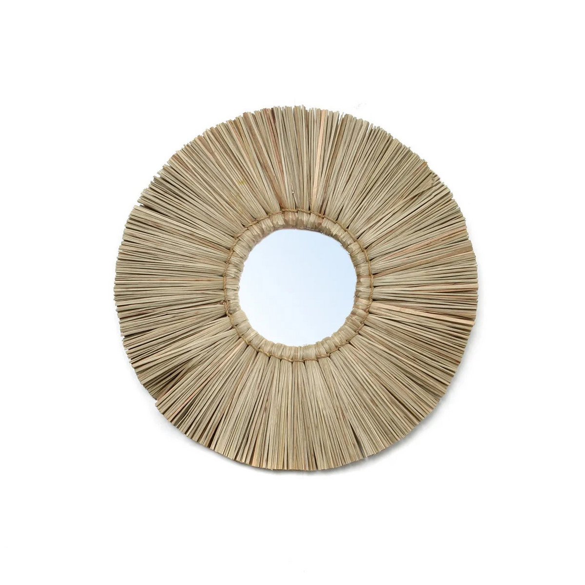 De Alang Alang Spiegel - Naturel - S – Bazar Bizar Living