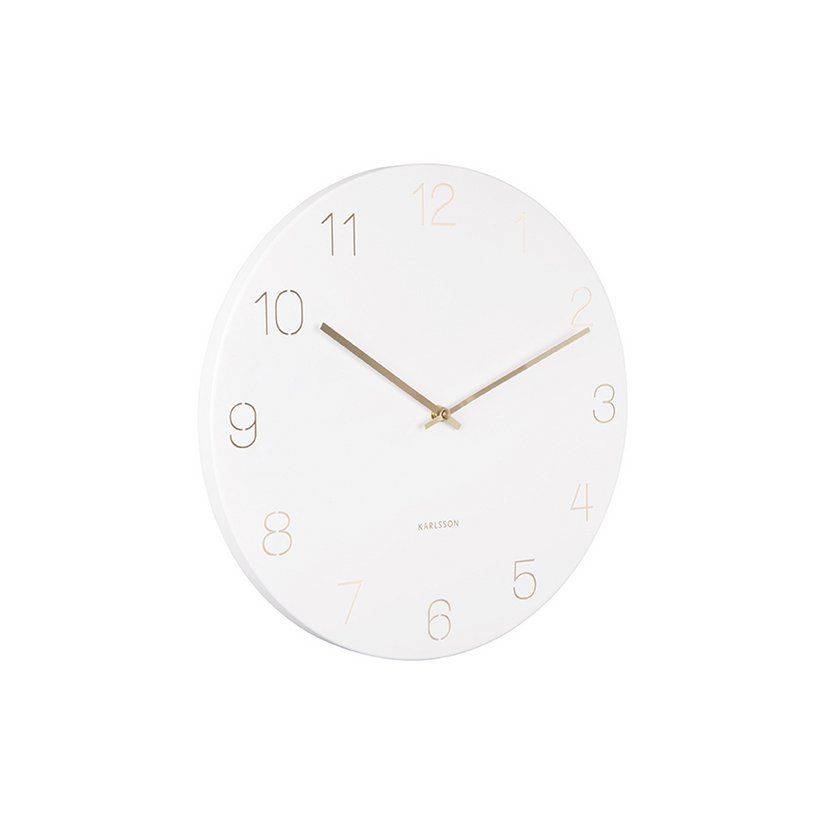 Karlsson Wandklok Charm Engraved Numbers
