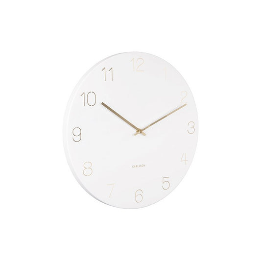 Karlsson Wandklok Charm Engraved Numbers