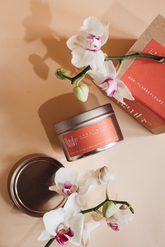 1001 Nights Candle – Orchid, Black Amber & Musk