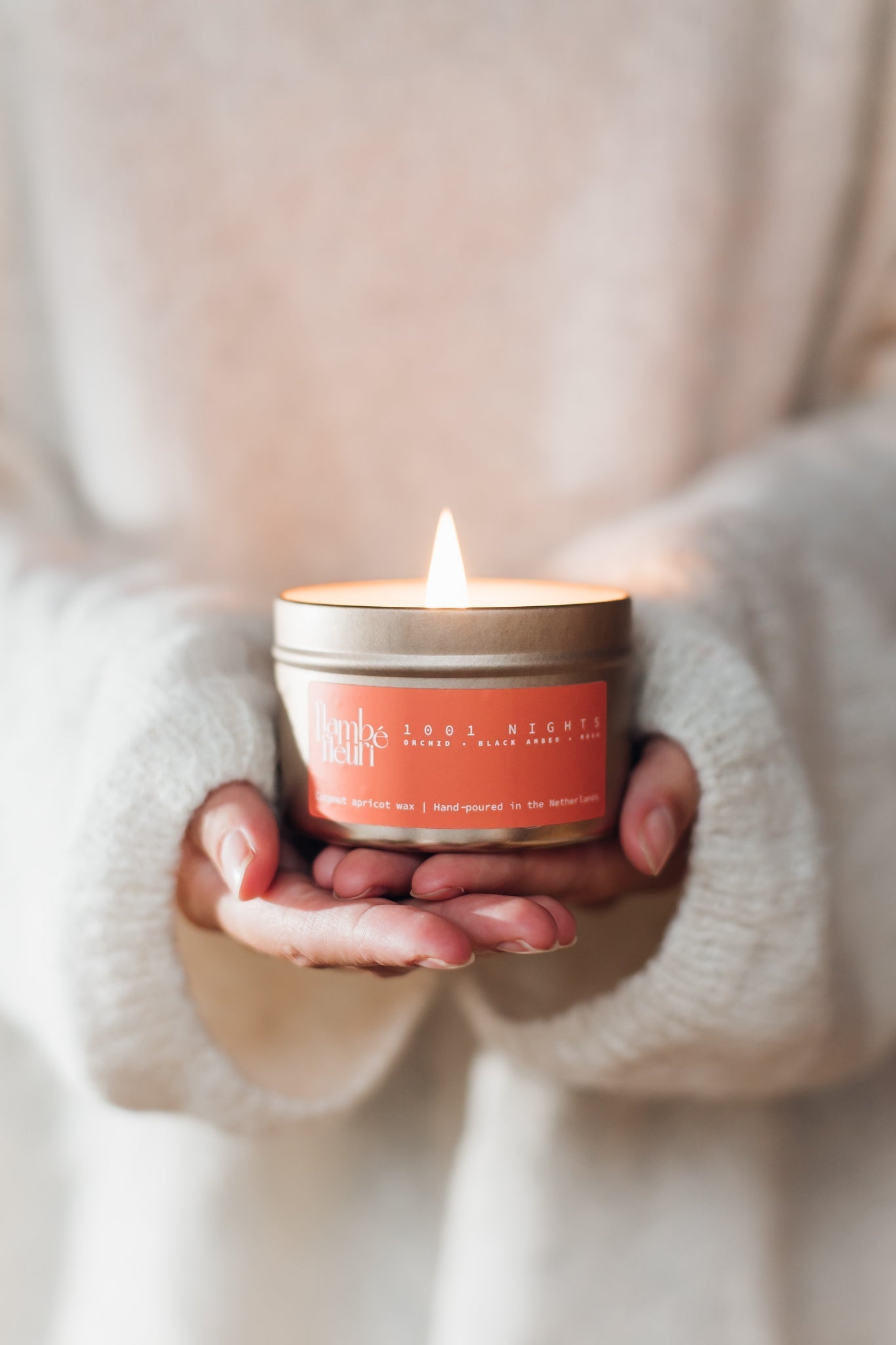 1001 Nights Candle – Orchid, Black Amber & Musk