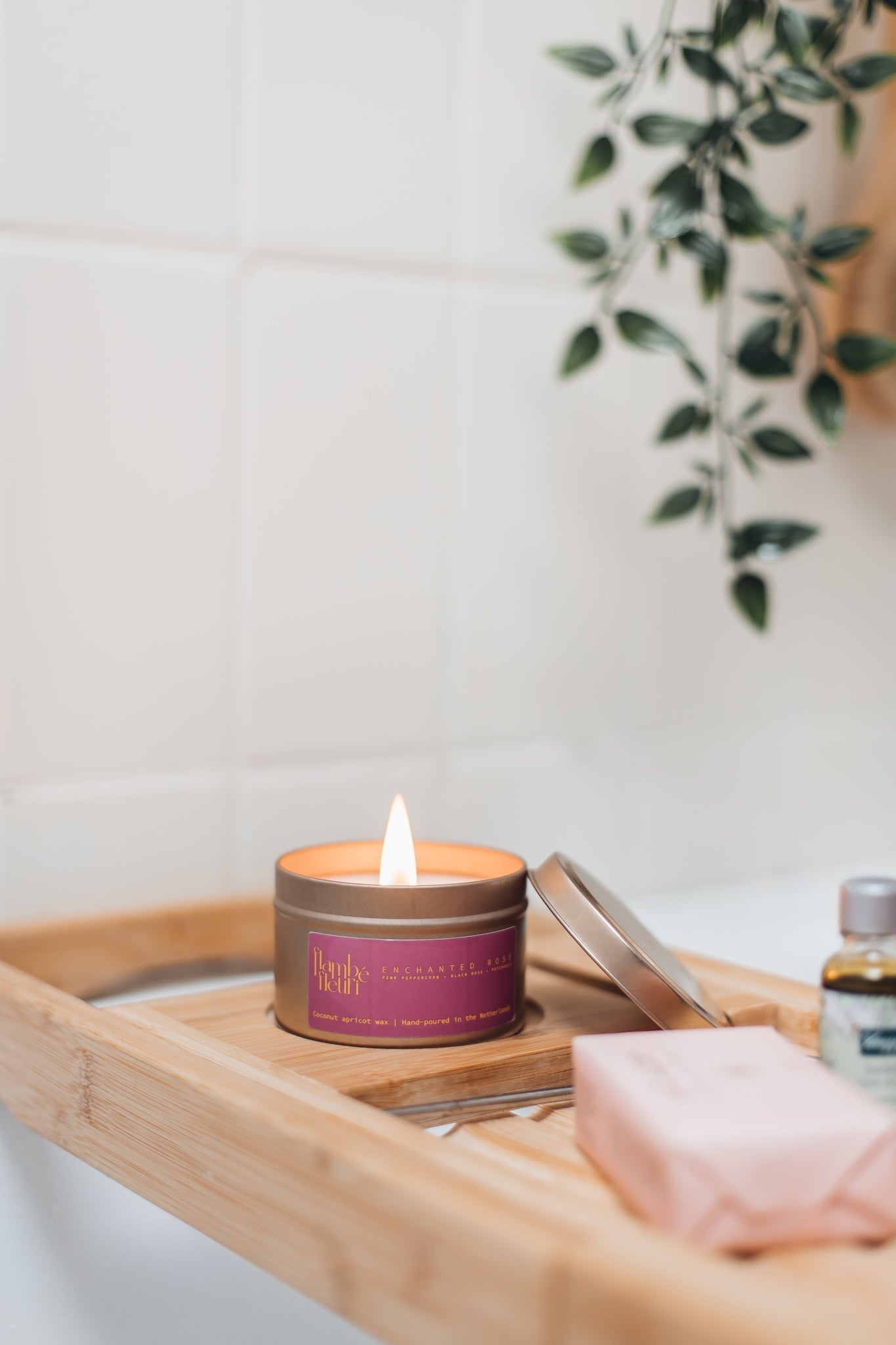 Enchanted Rose Candle – Pink Peppercorn, Black Rose & Patchouli