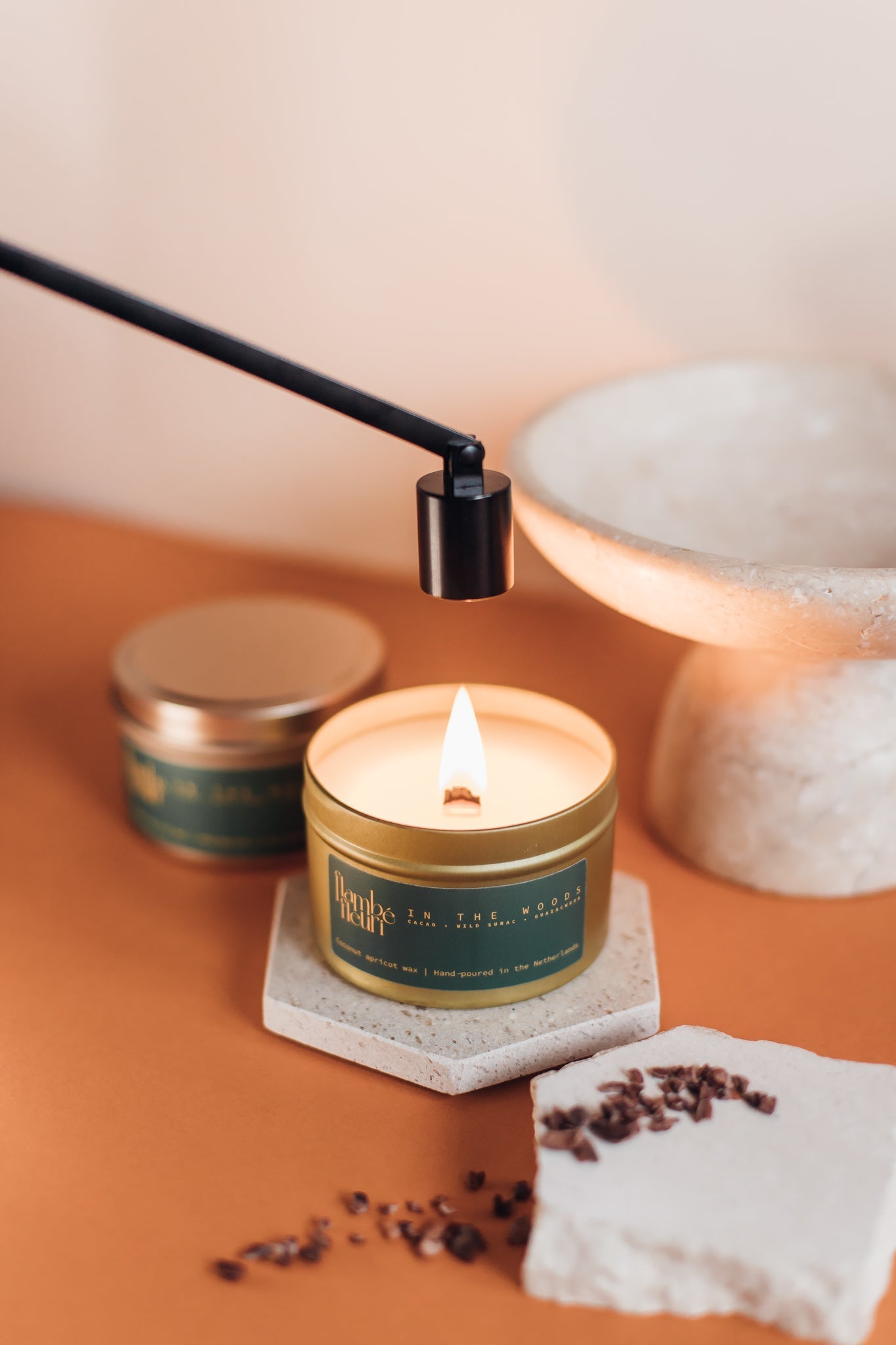 In The Woods Candle – Cacao, Wild Sumac & Guaiacwood