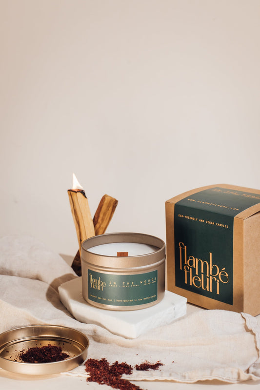 In The Woods Candle – Cacao, Wild Sumac & Guaiacwood